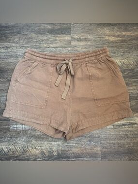 BE COOL Women's Drawstring Utility Shorts - Light Brown